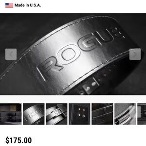 Rogue weightlifting belt